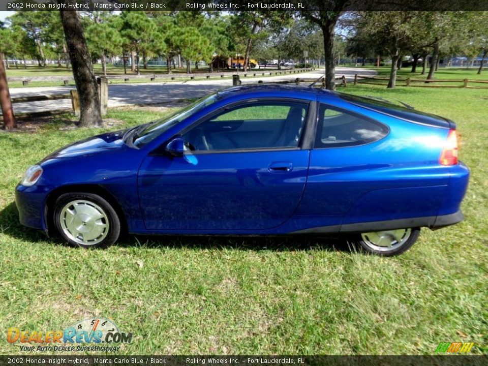 Monte Carlo Blue 2002 Honda Insight Hybrid Photo #3