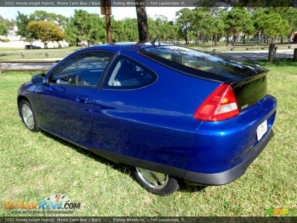 Monte Carlo Blue 2002 Honda Insight Hybrid Photo #5