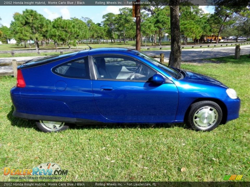 Monte Carlo Blue 2002 Honda Insight Hybrid Photo #11