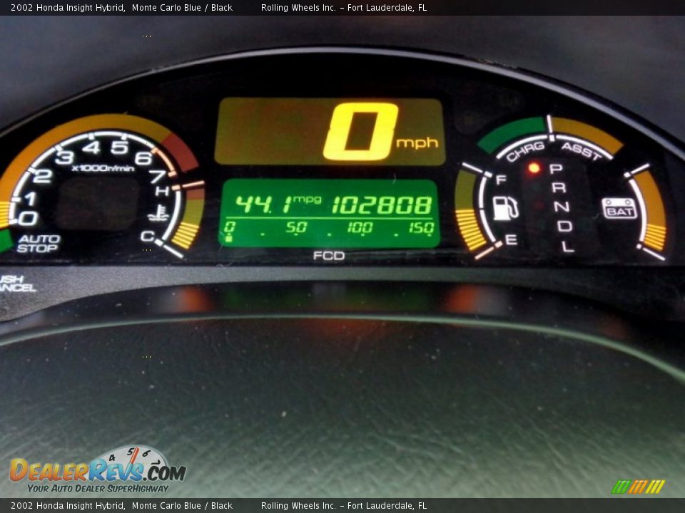 2002 Honda Insight Hybrid Gauges Photo #16