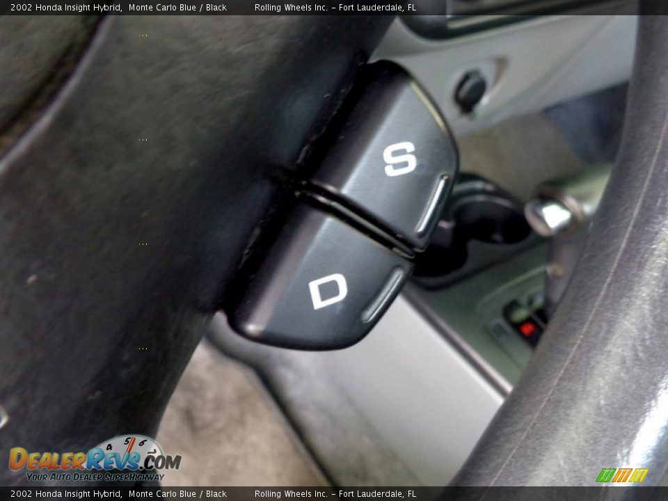 2002 Honda Insight Hybrid Monte Carlo Blue / Black Photo #32