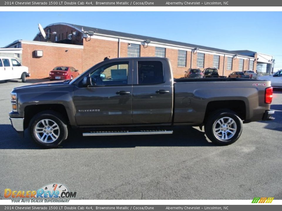 2014 Chevrolet Silverado 1500 LT Double Cab 4x4 Brownstone Metallic / Cocoa/Dune Photo #3