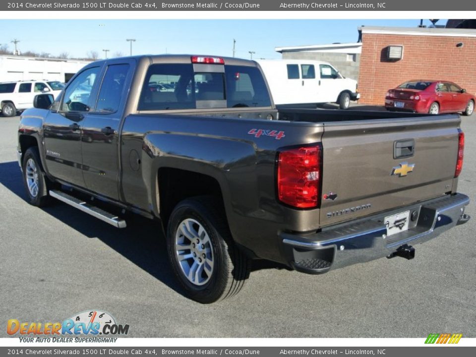 2014 Chevrolet Silverado 1500 LT Double Cab 4x4 Brownstone Metallic / Cocoa/Dune Photo #4