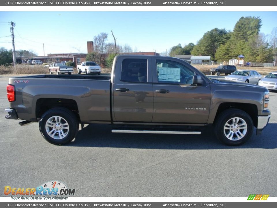 2014 Chevrolet Silverado 1500 LT Double Cab 4x4 Brownstone Metallic / Cocoa/Dune Photo #6
