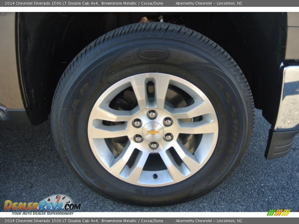2014 Chevrolet Silverado 1500 LT Double Cab 4x4 Brownstone Metallic / Cocoa/Dune Photo #20