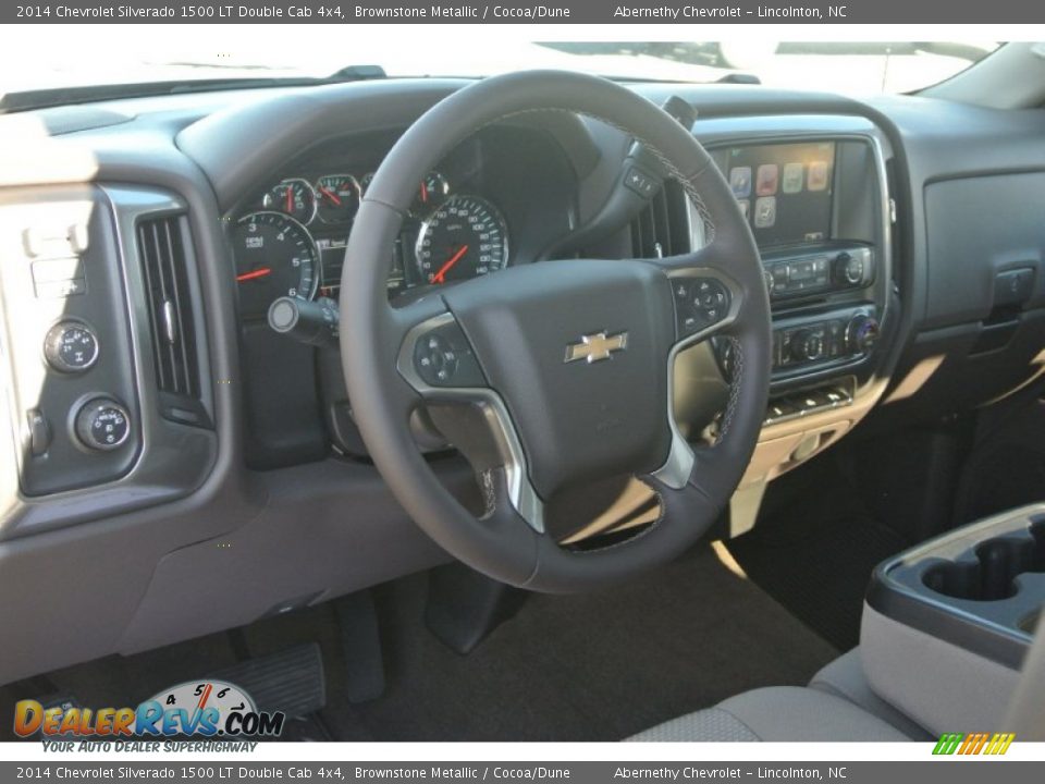 2014 Chevrolet Silverado 1500 LT Double Cab 4x4 Brownstone Metallic / Cocoa/Dune Photo #22