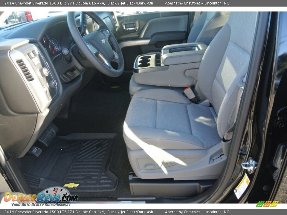Front Seat of 2014 Chevrolet Silverado 1500 LTZ Z71 Double Cab 4x4 Photo #8
