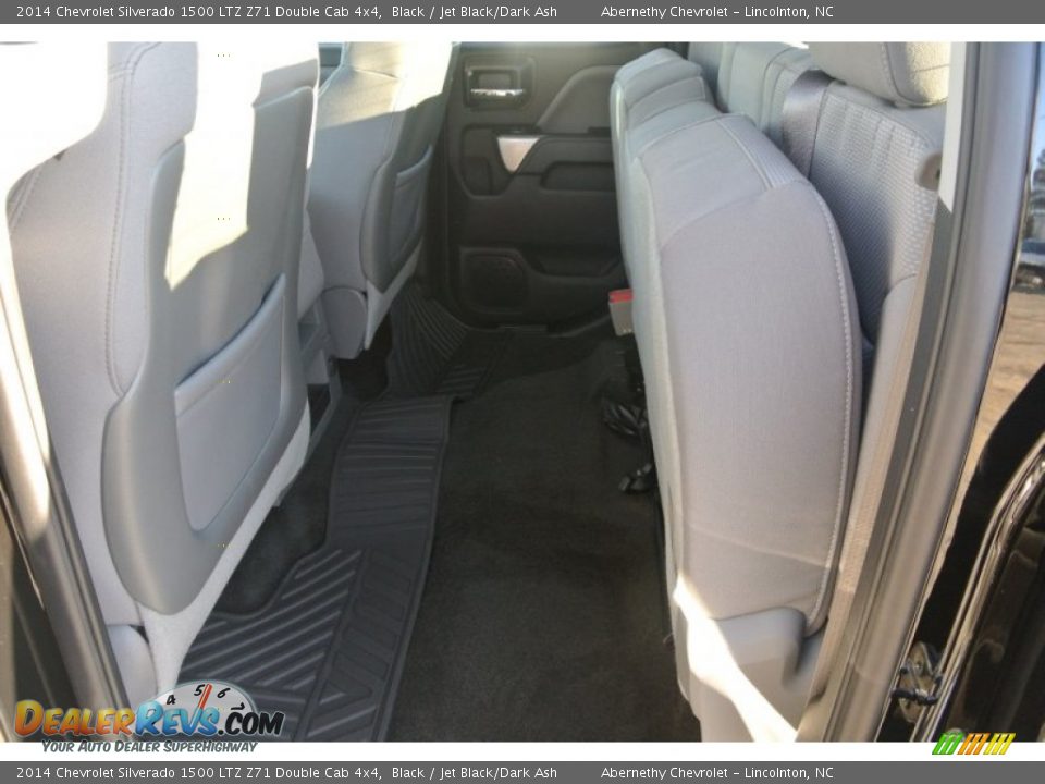 2014 Chevrolet Silverado 1500 LTZ Z71 Double Cab 4x4 Black / Jet Black/Dark Ash Photo #16