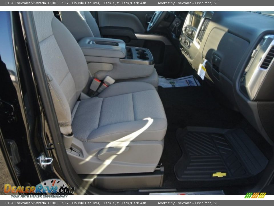 2014 Chevrolet Silverado 1500 LTZ Z71 Double Cab 4x4 Black / Jet Black/Dark Ash Photo #19