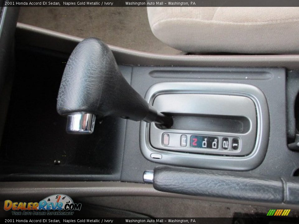 2001 Honda Accord EX Sedan Naples Gold Metallic / Ivory Photo #15