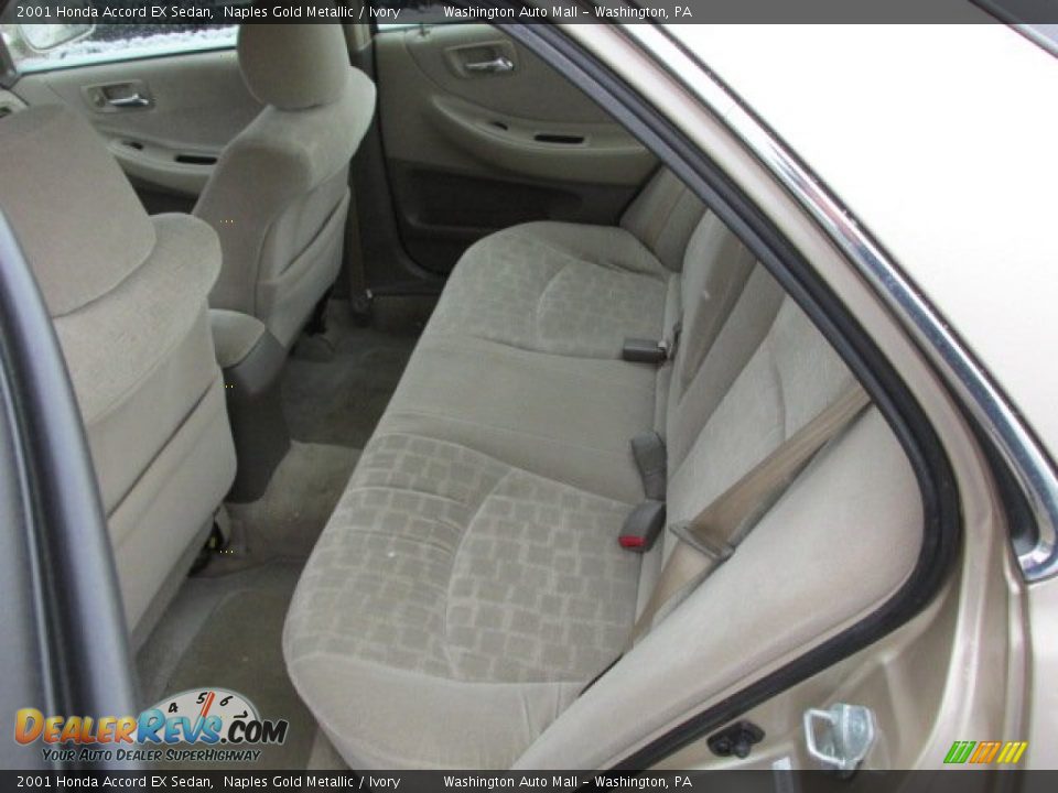 2001 Honda Accord EX Sedan Naples Gold Metallic / Ivory Photo #18