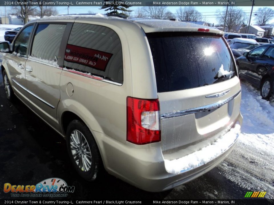2014 Chrysler Town & Country Touring-L Cashmere Pearl / Black/Light Graystone Photo #3