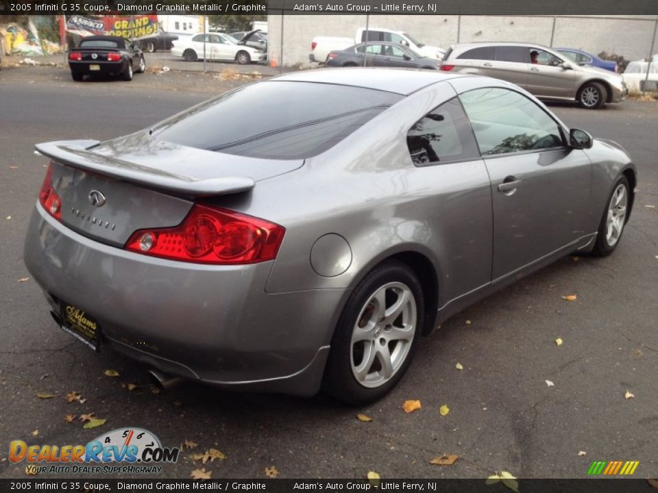 2005 Infiniti G 35 Coupe Diamond Graphite Metallic / Graphite Photo #4