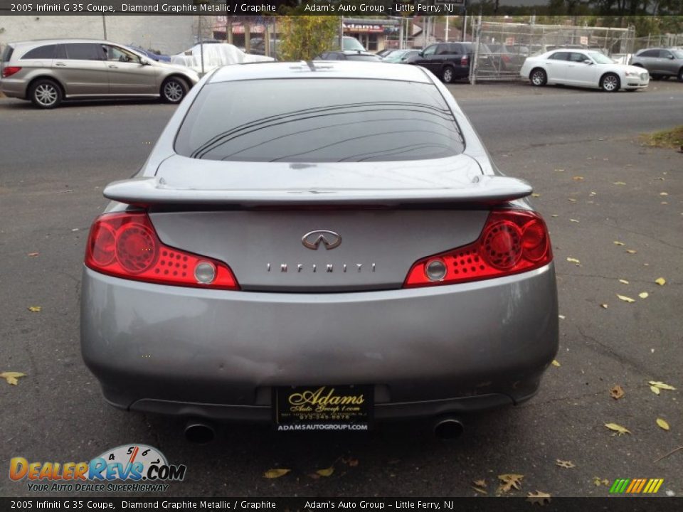 2005 Infiniti G 35 Coupe Diamond Graphite Metallic / Graphite Photo #5