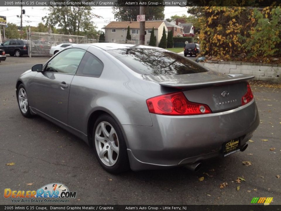2005 Infiniti G 35 Coupe Diamond Graphite Metallic / Graphite Photo #6