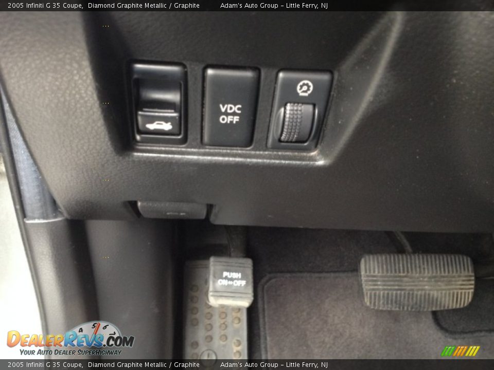 2005 Infiniti G 35 Coupe Diamond Graphite Metallic / Graphite Photo #10