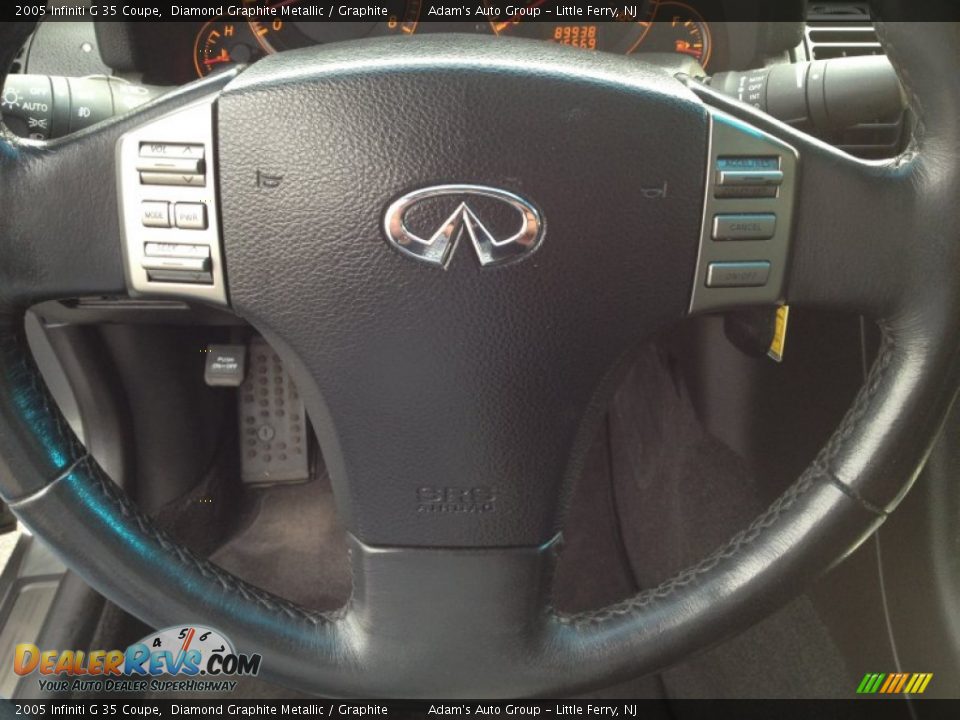 2005 Infiniti G 35 Coupe Diamond Graphite Metallic / Graphite Photo #12