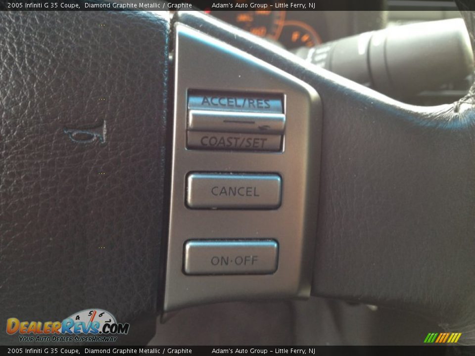2005 Infiniti G 35 Coupe Diamond Graphite Metallic / Graphite Photo #13