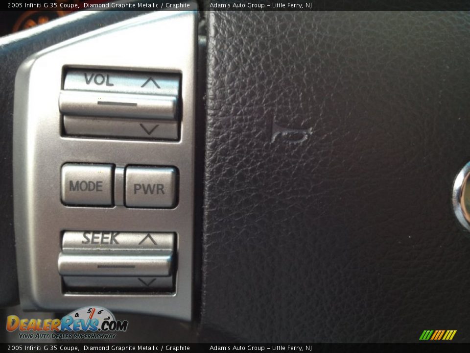 2005 Infiniti G 35 Coupe Diamond Graphite Metallic / Graphite Photo #14