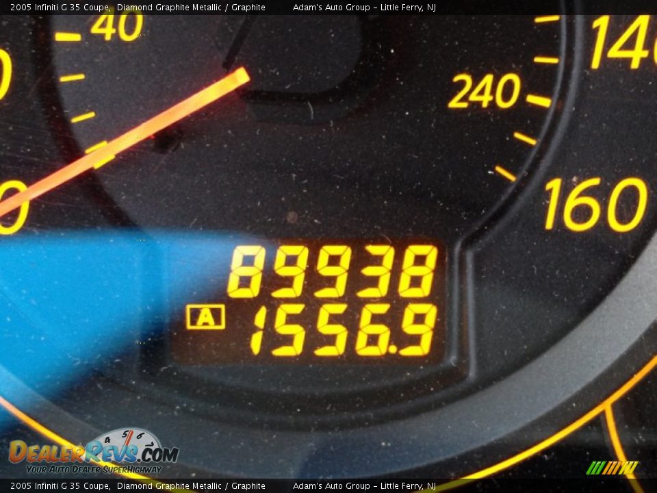 2005 Infiniti G 35 Coupe Diamond Graphite Metallic / Graphite Photo #15