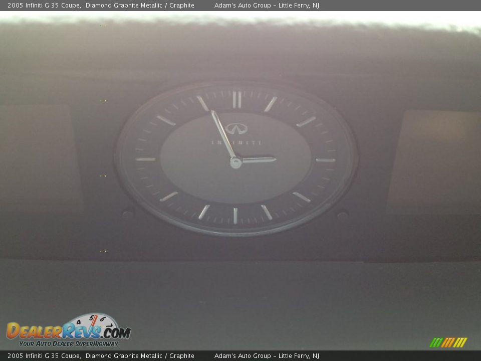 2005 Infiniti G 35 Coupe Diamond Graphite Metallic / Graphite Photo #16