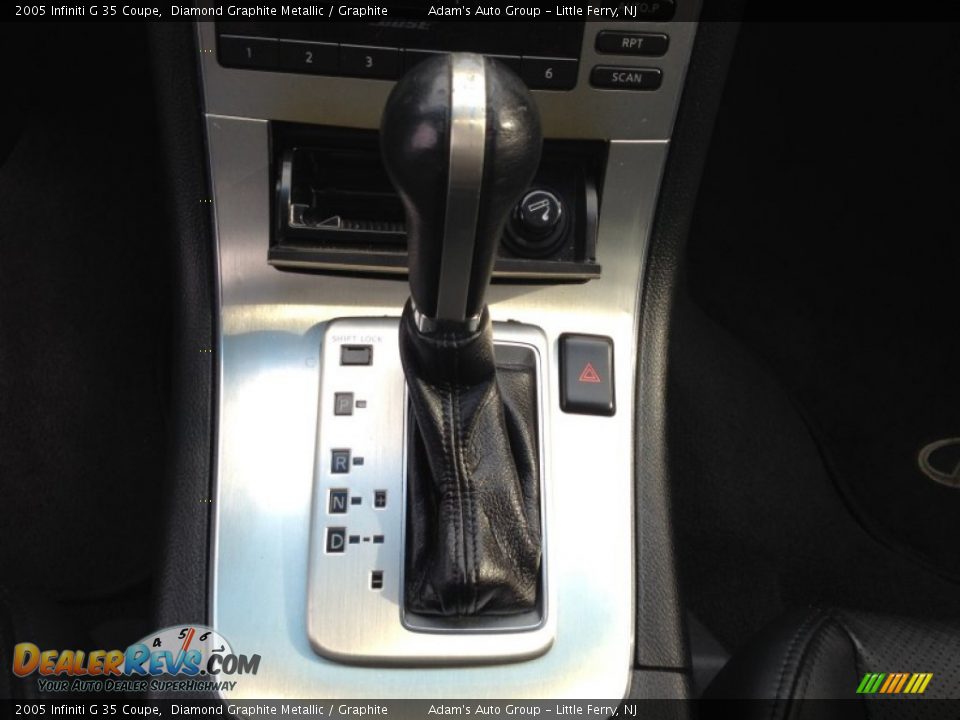 2005 Infiniti G 35 Coupe Diamond Graphite Metallic / Graphite Photo #18