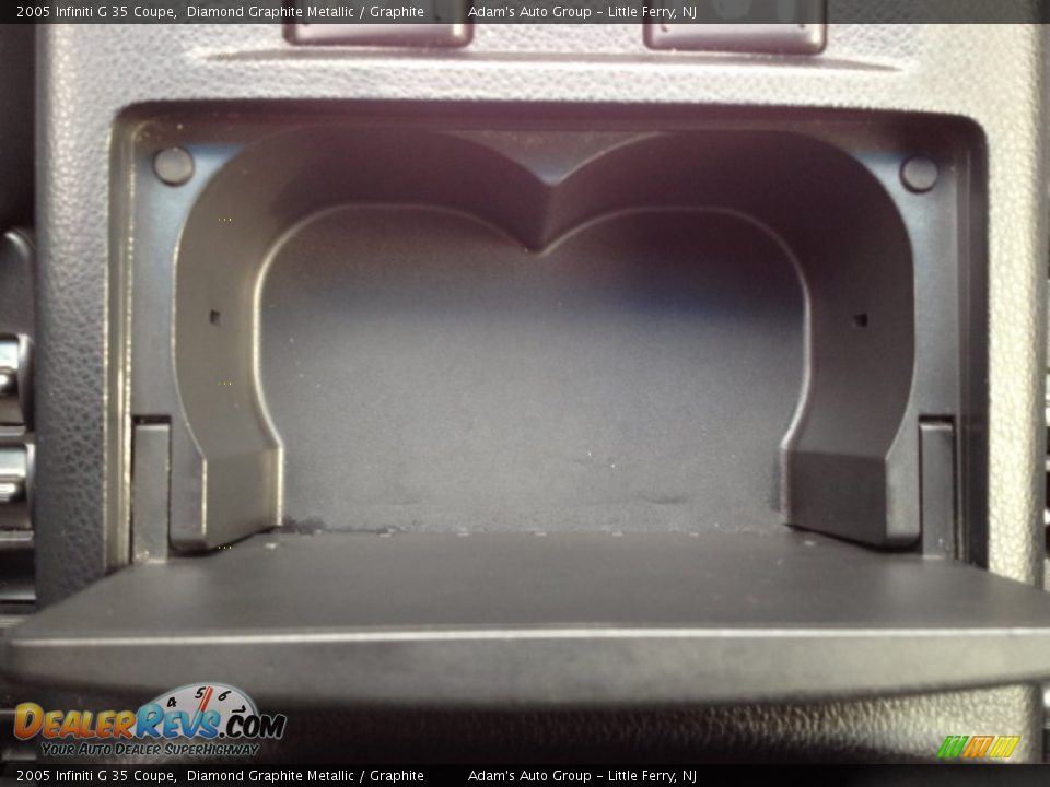 2005 Infiniti G 35 Coupe Diamond Graphite Metallic / Graphite Photo #21