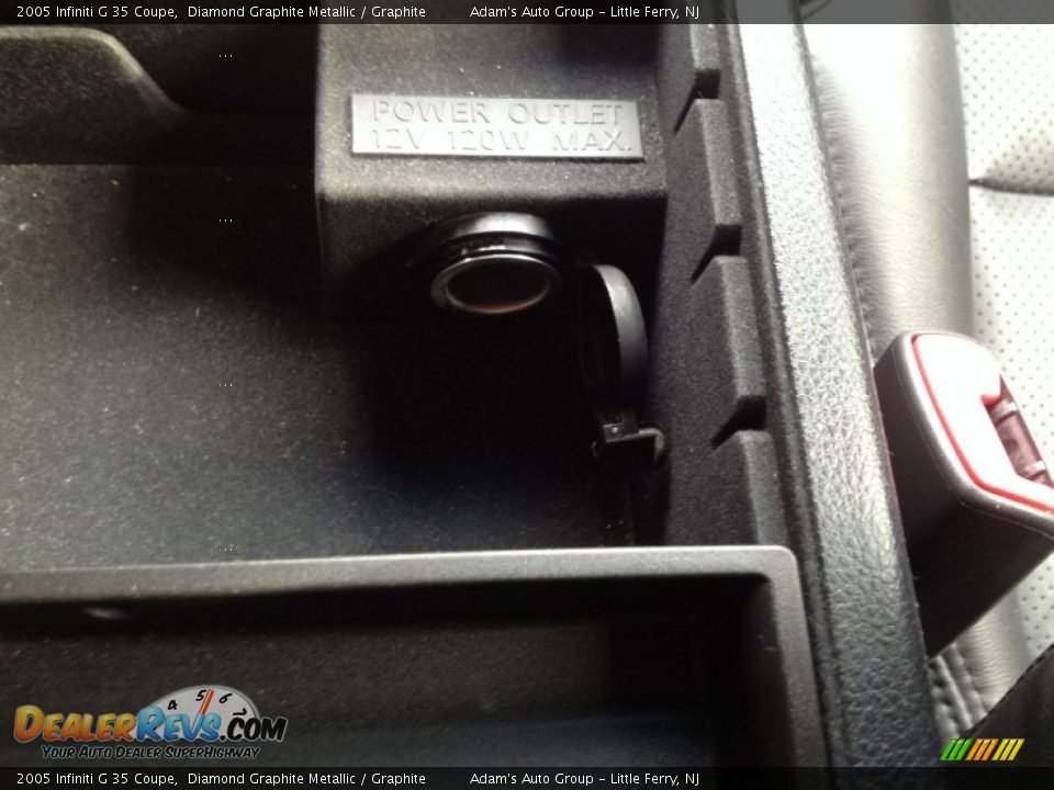 2005 Infiniti G 35 Coupe Diamond Graphite Metallic / Graphite Photo #22