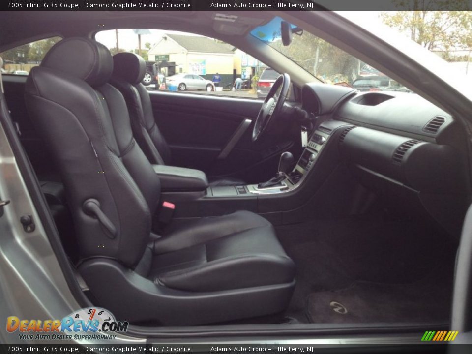 2005 Infiniti G 35 Coupe Diamond Graphite Metallic / Graphite Photo #24