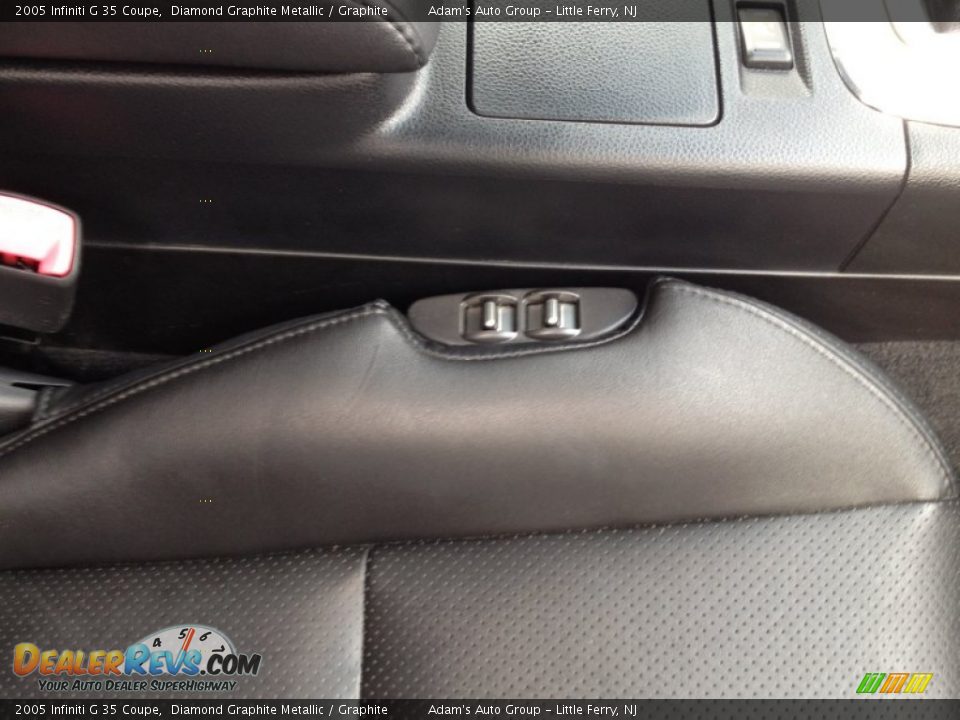 2005 Infiniti G 35 Coupe Diamond Graphite Metallic / Graphite Photo #25