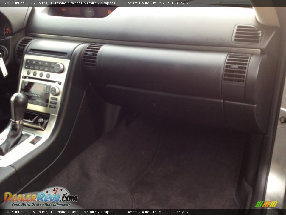 2005 Infiniti G 35 Coupe Diamond Graphite Metallic / Graphite Photo #26