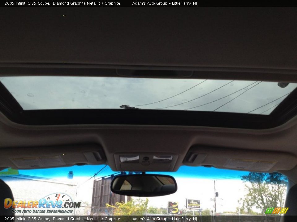 2005 Infiniti G 35 Coupe Diamond Graphite Metallic / Graphite Photo #31