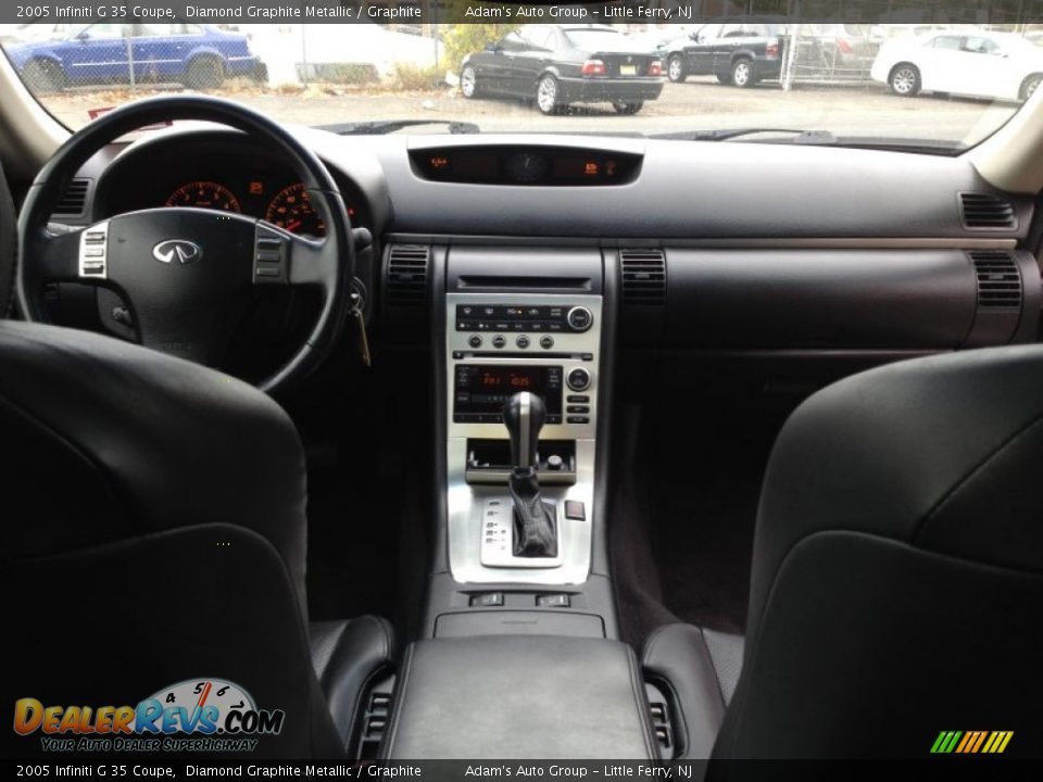 2005 Infiniti G 35 Coupe Diamond Graphite Metallic / Graphite Photo #32