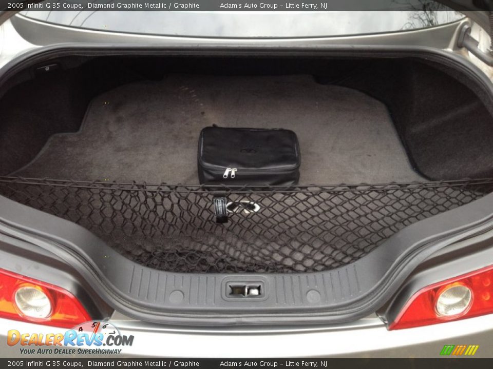 2005 Infiniti G 35 Coupe Diamond Graphite Metallic / Graphite Photo #33