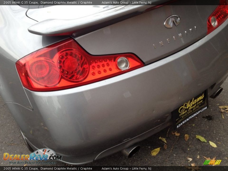 2005 Infiniti G 35 Coupe Diamond Graphite Metallic / Graphite Photo #35