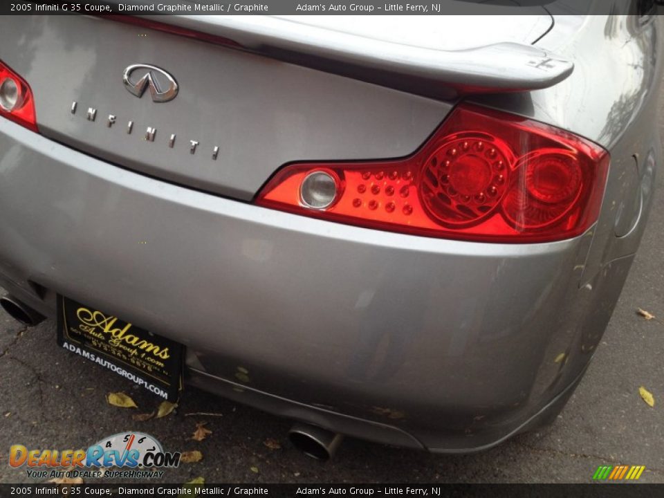 2005 Infiniti G 35 Coupe Diamond Graphite Metallic / Graphite Photo #36