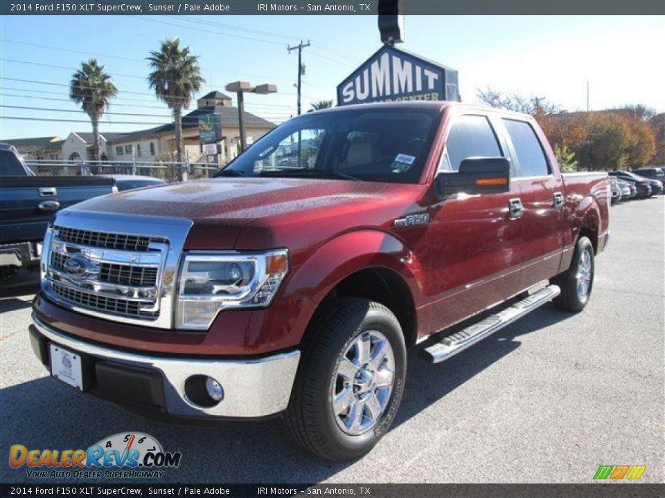 2014 Ford F150 XLT SuperCrew Sunset / Pale Adobe Photo #1