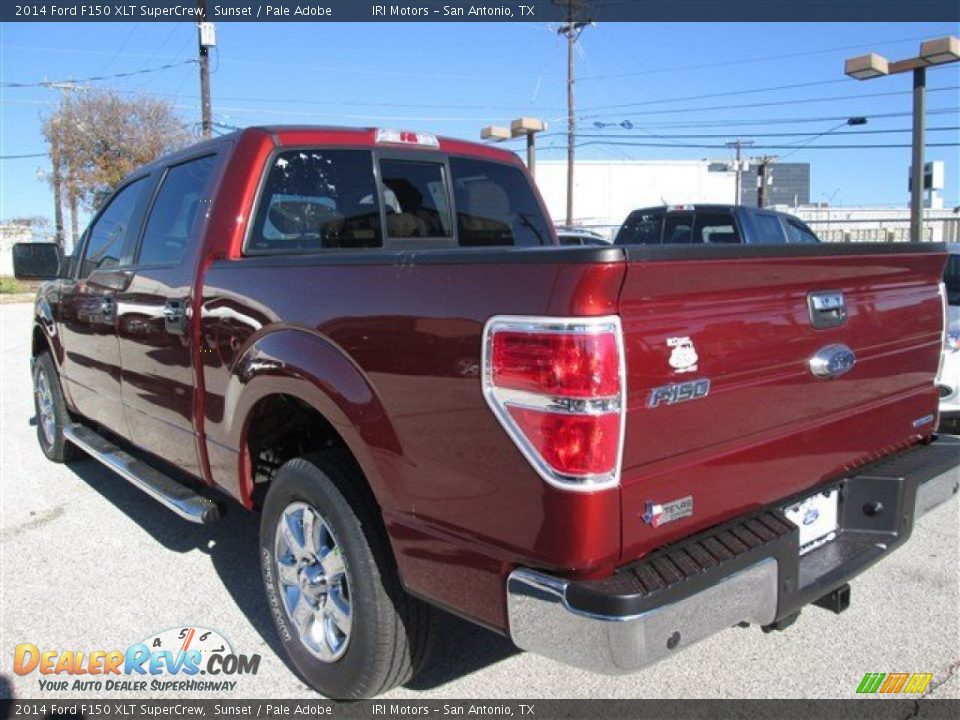 2014 Ford F150 XLT SuperCrew Sunset / Pale Adobe Photo #3