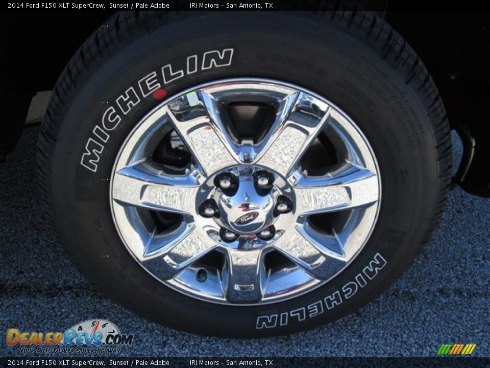2014 Ford F150 XLT SuperCrew Sunset / Pale Adobe Photo #7