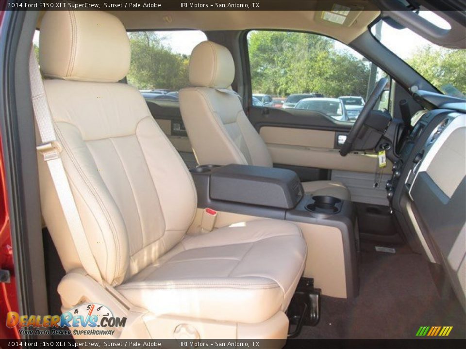 2014 Ford F150 XLT SuperCrew Sunset / Pale Adobe Photo #9