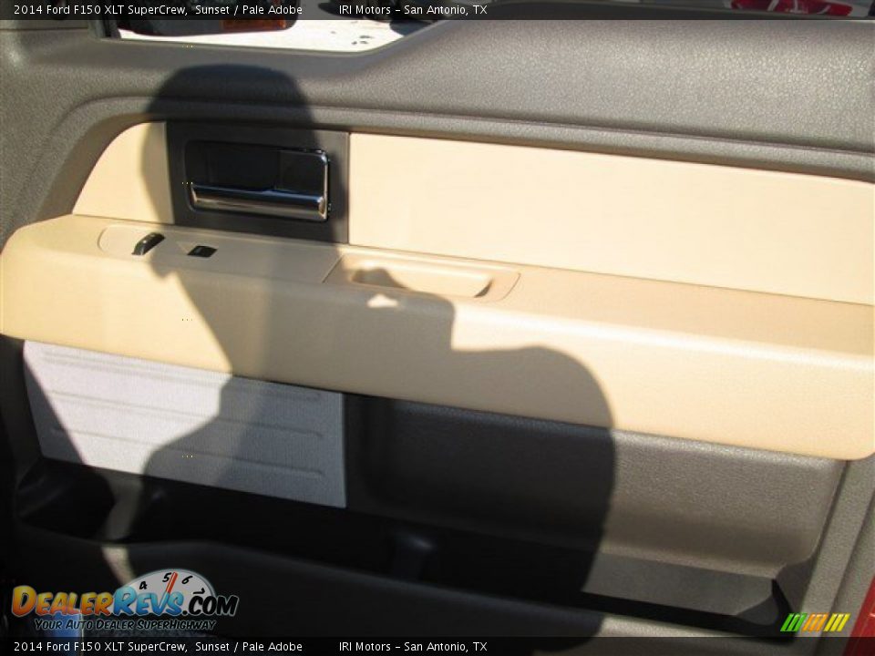 2014 Ford F150 XLT SuperCrew Sunset / Pale Adobe Photo #10