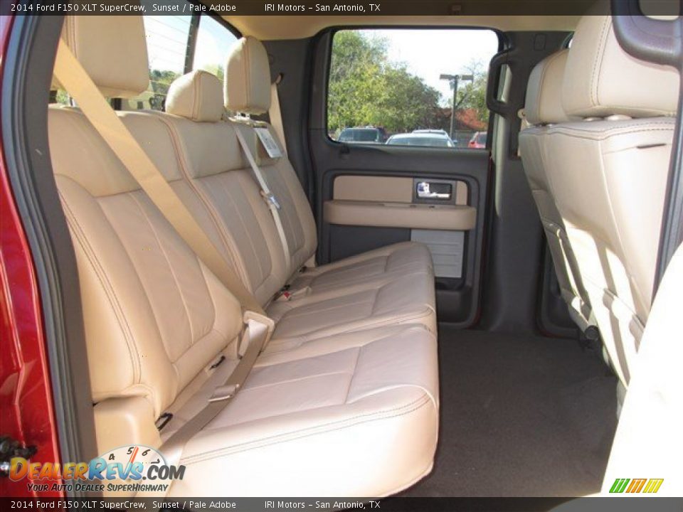 2014 Ford F150 XLT SuperCrew Sunset / Pale Adobe Photo #12