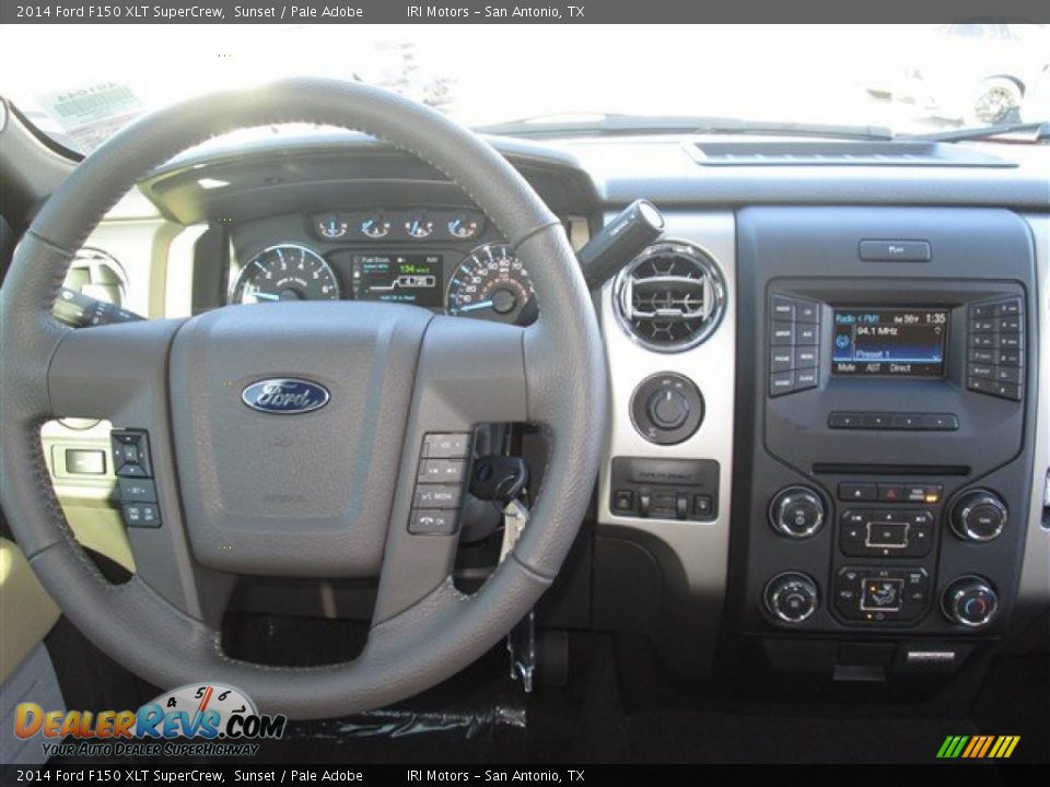 2014 Ford F150 XLT SuperCrew Sunset / Pale Adobe Photo #13