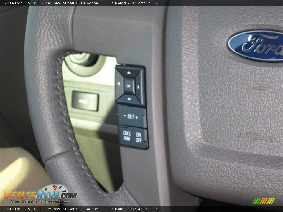 2014 Ford F150 XLT SuperCrew Sunset / Pale Adobe Photo #14