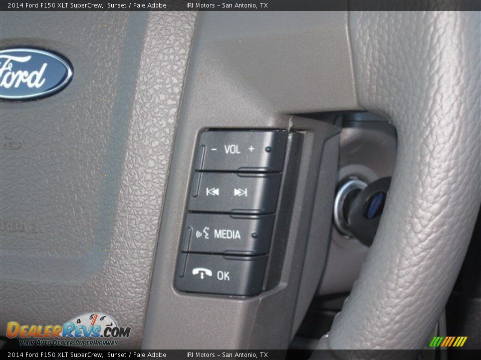 2014 Ford F150 XLT SuperCrew Sunset / Pale Adobe Photo #15