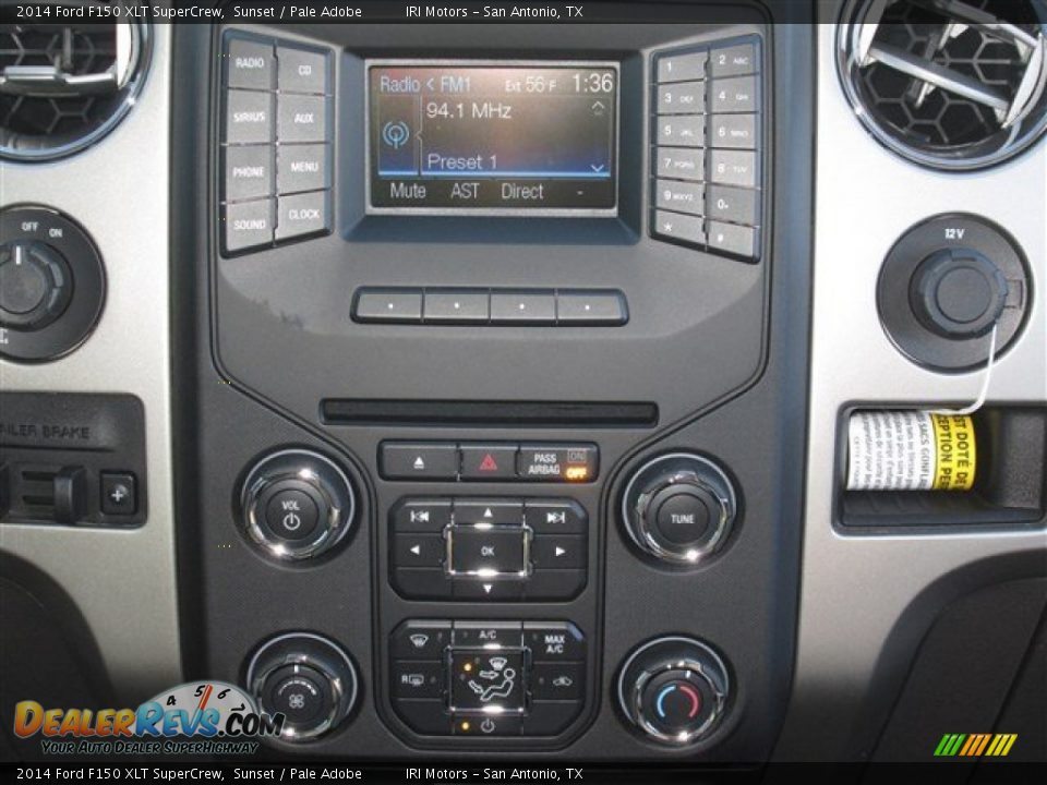 2014 Ford F150 XLT SuperCrew Sunset / Pale Adobe Photo #16