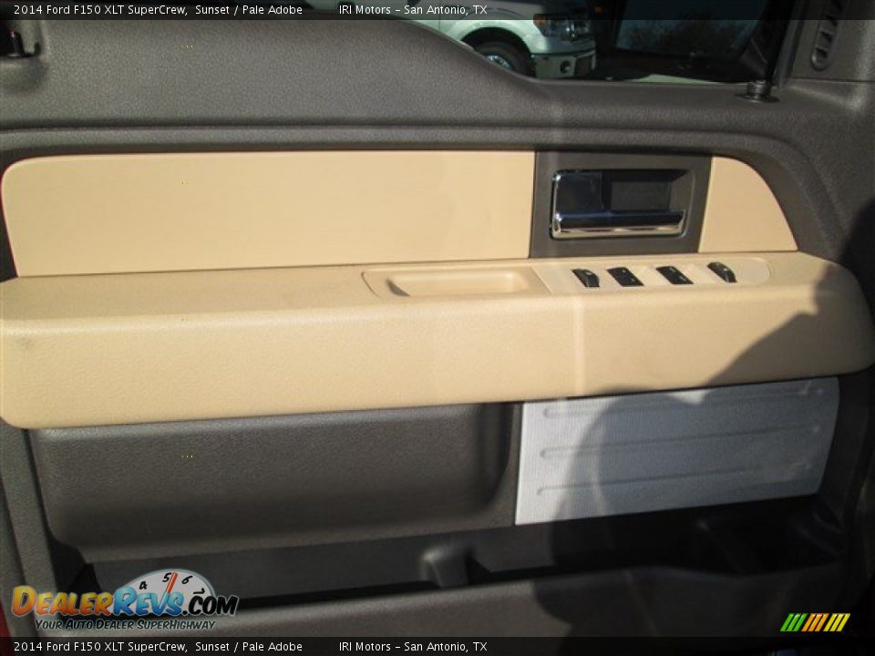 2014 Ford F150 XLT SuperCrew Sunset / Pale Adobe Photo #17