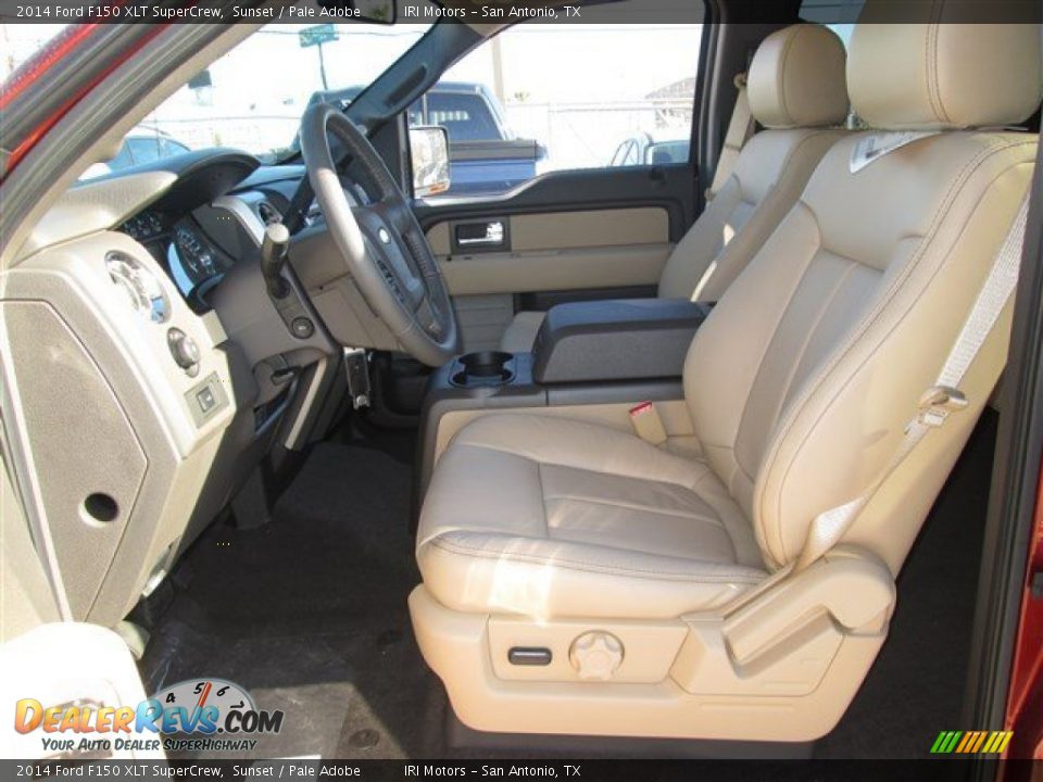 2014 Ford F150 XLT SuperCrew Sunset / Pale Adobe Photo #18