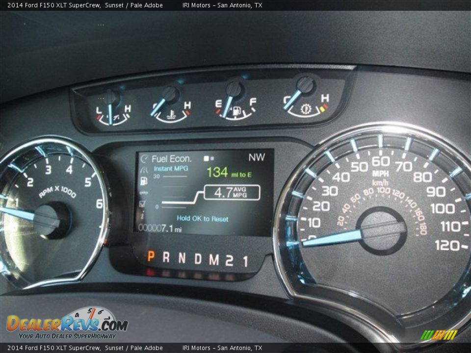 2014 Ford F150 XLT SuperCrew Sunset / Pale Adobe Photo #20