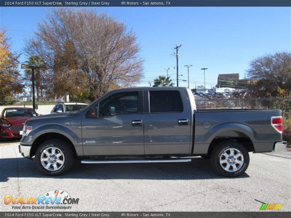 2014 Ford F150 XLT SuperCrew Sterling Grey / Steel Grey Photo #2